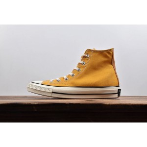Company grade Converse All Star 70s Samsung standard yellow high top Vintage Canvas 162054c men's and women's 35-4412 genuine products are one size too large after inspection