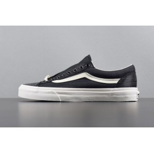Genuine vans vault og style 36 classic retro low top board shoes short head nylon cloth black and white vn0a3dz3rfq 36-44