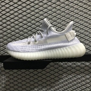 Yeezy boost 350 V2 static 3M versatile lightweight popcorn midsole casual sports jogging shoe Mantianxing 3M white gray Article No.: ef2367