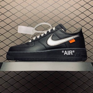Off white x Air Force 1 x MoMA ow sky high price Joint Air Force 1 low top board shoe av5210-00
