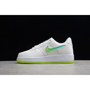 Air force jelly white green at4143-100 men's and women's shoes