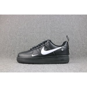 Nike Air Force 1 nike air force casual Board Shoes Black co branded men's and women's shoes aj7747-001