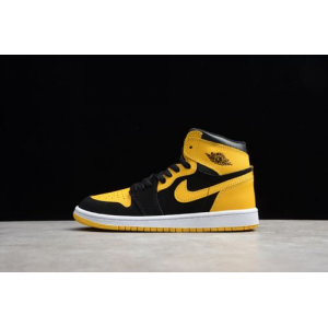 Aj1 children's shoes yellow black 552724-035