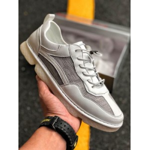 Prada Prada Hong Kong shop casual shoes shop quality high-quality workmanship upper made of imported cow leather with breathable mesh cloth, comfortable and transparent inside, original soft rubber outsole, leisure and fashion, high-end quality code number: 39-44