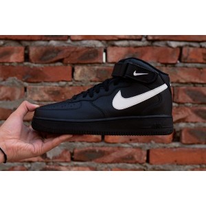 Nike Air Force 1 x27 07 lv8 suede 35th anniversary black and white 3M middle top aa4083-001