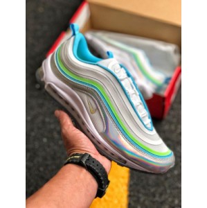 Company level nike air max 97 UL x27 se laser bullet retro full-length air cushion casual sneaker bv6670-101 genuine platform for perfect details non market leading version original TPU reflective material market first original model original air cushion refused to apply public