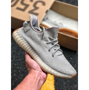 Yeezy 350 boost V2 sesame gray foreign trade customer specified order Dongguan original woven surface pure original 1.0 original woven surface fine knitting machine original knitted fabric original file outsole mold 100% consistent with the original version sold overseas, top boost full nail outsole, all details are as follows