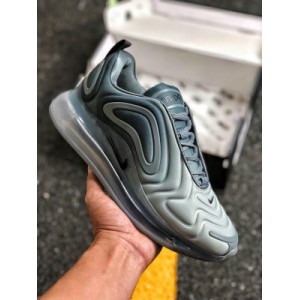 The new upgrade of the Nike Air Max 720 SkyEye air unit of the company's little Pandy Nike adopts a full-length one-piece design. The whole is very futuristic. The upper part is composed of a streamlined concave convex structure. Article No.: ao2924-002 size: 40.5