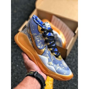 Highest genuine order nike zoom kd12 EP Durant 12th generation boots item No. ar4230-400 full-length Zoom Air Cushion outer translucent fiber four-way movable Flywire flying cable does not need too much copywriting. The shoe shape is enough to understand the goods