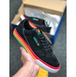 Company level ? A new and popular style in autumn and winter ? Adidas clover campus board shoes ? Adidas continuous vulc official Article No.: ef3528 Black / Rainbow size: 36.5 37 38.5 39 40.5
