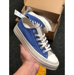 Converse breaks through the tradition again and brings a new series of products based on the popular global best-selling shoe Chuck Taylor 70s. The converse renew upper is composed of 100% recyclable polyester fiber. 9. It is equipped with an electrically embroidered eye buckle and a new R