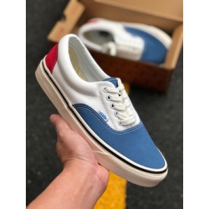 Development of original factory archives of true standard vulcanization process for men's and women's shoes correct version of aluminum last and radian of Anna series cocked beak stick strip ? Classic high-end branch production series vans authentic 44 DX factory ogvans Anaheim factor