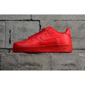 Nike Air Force 1'07 gym red custom launch red ah6512-991