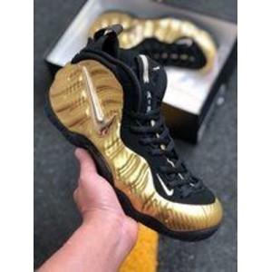 The new version is all original nike air foamposite one foam series gold spray pure Dongguan latest original version only full size version size: 38.5 39 40.5 41 42 42.5 43 44.5