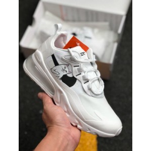 The company level version of Nike Air Max 270 react foam air cushion running shoe is officially promoted by the cheap cat. On the iconic body curve of air max 270, it shows an eye-catching and unique style with the ingenious integration of the most popular online popular cheap cat in Korea this year