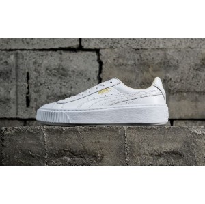 Shipping channel genuine puma puma basketball platform Rihanna second generation simple version all leather and all white 364040-04