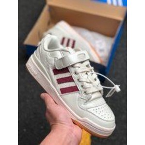 True standard company original box original standard Adidas / Adidas forum mid low classic Velcro retro board shoes men's and women's fashion shoes top first layer leather casual shoes article No.: cq0997 size: 36 36.5 37 38.5 39 40