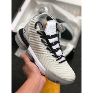 Original nike lebron 16 equality LBJ James 16th generation black month color matching men's professional basketball shoe original battleknit 2.0 technology upper with original cushioning Technology: split zoom embedded into Max large air unit for maximum hair