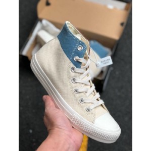 Little red book popular all over the world exclusive Converse Chuck Taylor linen stitching special materials with stitching color matching fresh feeling in autumn is absolutely indispensable. This converse article number: 160469csize: 35-4436.5 37.5 3