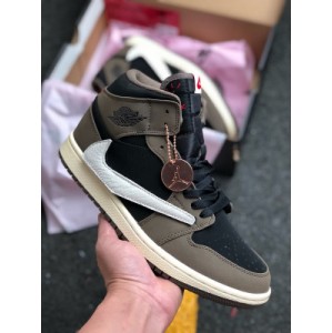 The company's new barb bronze jordan Air Jordan 1 Retro Mid aj1 Jordan middle top basketball shoe has a reverse barb. The highlight is that the inverted Swoosh upper on the side of the shoe can be changed for barbs with brown Niuba leather and four-color Velcro. White and red belong to litchi