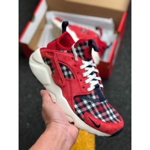 Tmall jd.com only provides the original version ?? Air huarache Ultra Suede ID Wallace 4th generation top pigskin material item No.: ah6809-604 red and blue plaid shirt autumn and winter new built-in air cushion size: 36.5