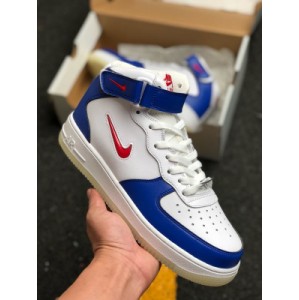 Air Force 1 Mid jewel 07 lv8 small hook series retro Swoosh not only has a very flattering color scheme to highlight the full style, but also the design of Zhongbang is an official product number carefully created to meet the four seasons: 596728-30