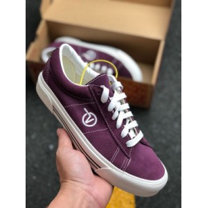 Vulcanization process ? Upgrade the most correct original aluminum last data on the market, develop the beak last version, and return to the classic shoe shape. Vans UA Sid DX Anaheim factory suede Anaheim series low top suede vulcanized versatile board shoes, official Article No. vn0