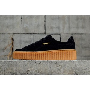 Puma suede creepers - muffin Shoes Black Brown 361005-02