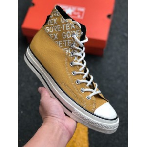Converse Chuck x Gore Tex converse outdoor waterproof men's and women's high top breathable couple's board shoes 164913c size: 35 36 36.5 37.5 38 39.5 40 41.5 42