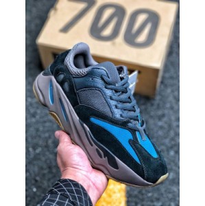 Company level Adidas yeeyz 700 boost Prussian blue ee9616 Prussian blue boost is mainly gray color matching, and the overall tone of the shoe body presents a gray tone with a great sense of hierarchy