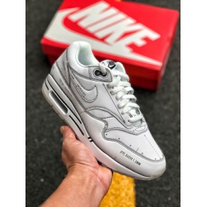 Pure original commercial highest edition hand engaged in white and black redefining three manuscripts of the second dimension ? Nike air max 1 Tinker quot sketch to shelf quot versatile retro air cushion casual running shoe article No.: cj4286-100 size: 39