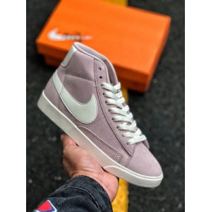 The corporate Nike Blazer Mid Vintage suede trailblazer's mid top casual sneaker combines Zoom Air cushioning with a flexible rubber outsole for a premium boardfeel and durability