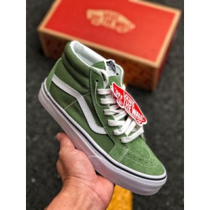 Vance vulcanization middle help series vans sk8 mid Vance mustard green small red book explosion for men and women new official authentic vulcanization true standard 1:1 original steel seal size: 35 36 36.5 37 38 38.5 39 40 40.5 41 42