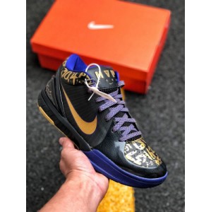 The first batch of original Nike Zoom Kobe 4 proto Kobe 4 generation black gold MVP with high probability has been tested in the channel. Article number: 354187-001zk4. The highest technology and strongest material in the market