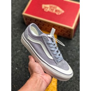 The most high-end 1:1 workmanship vulcanization and mold little red book is the most popular. Vans style 36 SF taro purple fairy color matching toe cap LAVENDER SUEDE shoe body Lavender canvas is matched with a real fairy color matching. The upper foot is very beautiful. There are many versions on the market, which are only made for the highest cost performance