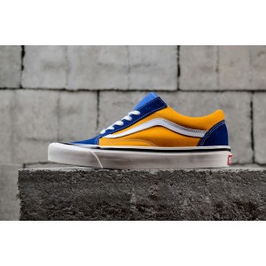Vans / Vance old skool Anaheim contrast low top casual board shoes blue and yellow vn0a38g23r1v