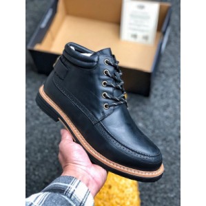 Ugg men's winter boots ? ? ? Imported cow leather surface high-grade texture low barrel design, clean 17mm wool lining, comfortable fitting, anti-skid rubber outsole, more quality ? Color: Black ? Code number: 39-44