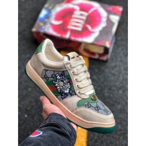 Gucci spring / summer 2019 new products official synchronization new screener series high luxury Gucci Yu wenle sakuchi Kentaro foot demonstration Gucci unstressed leather snake classic prototype retro versatile old daddy board
