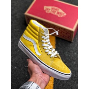 Vans sk8 hi was born in 1978. Sk8 hi is named after the English word skater high. It is the first high top shoe designed by vans with sidestripe side stripes. Sk8 hi relies on highly recognizable contour and side