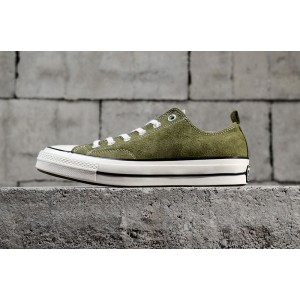 Yu wenle's main brand madness x Converse Chuck Taylor 1970s classic low top vulcanized versatile board shoes color matching military green olive green 161026c