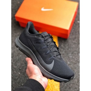 Nike quest 2.0 ultimate running shoe second generation built-in air cushion true standard half size top quality latest technology full-length Phylon foam midsole for lightweight feel and rebound cushioning high responsive rebound coupled with unparalleled softness for a fast running experience flywir