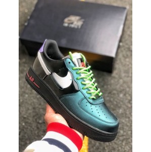The company level Nike Air Force 1 low'07 vandalized quot clown quot deconstructs the air force 1 low top versatile casual sports board shoe ct7359-001. The broken hook design of the side Swoosh is this pair of air for