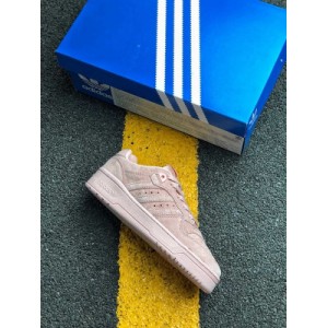 Original box and original standard of overseas channel edition Adidas rivary low goddess powder clover brand new classic retro board shoes men's and women's fashion first layer leather casual shoes full layer leather upper original box and original standard are exclusively for foreign trade channels ? Article No.: ee7068size: 36.5 37