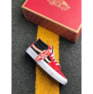 Vans sk8 mid Vance color blocking medium top casual board shoe vn0a3wm3tgv this shoe is made of the most classic suede combined with canvas. Duracap rubber is used in the easily worn area of the toe cap to provide longer wearing life ultracush HD