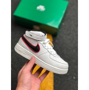 UN2. 0 Nike force 1 Mid kids strange story with air force 1 high top children's shoe independent private model to create pocket small children's shoes all shoes sadisa certified leather has a better air permeability than ZP midsole standards
