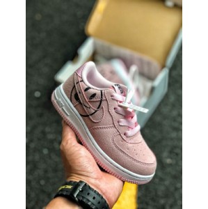 UN2. 0 challenge the market again Nike force 1 lo82 air force No. 1 low top children's shoe independent private model to create pocket children's shoes all shoes sadisa certified leather has passed the test standard for air permeability compared with ZP midsole standard