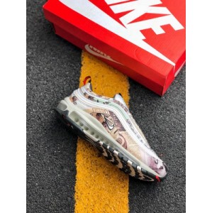 Genuine order of new marketing channel Nike w air max 97 QC standard steel seal original box original factory specially for physical store Jingdong Mall tmall mall to support goods inspection main promotion company level original shoes opening production original surface 3M reflective material new three