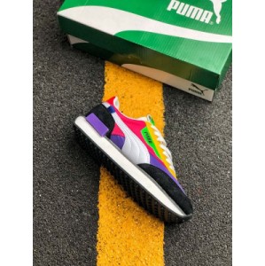 Puma basketball classic tiger mesh puma spring men's and women's Retro mixed color sports casual shoes 371149-02 size: 36.5 37 38.5 39 40.5 41 42