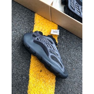 Adidas yeezy 700 V3 azael low top retro leisure sports wear jogging shoes skeleton luminous original paperboard original file original last open mold create BASF cushioning popcorn material embedded exclusive new private model development outsole original factory frequency knitted mesh fabric homologous luminous effect, stable on both sides