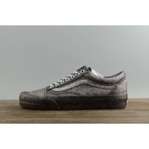Tiger puff version Vance vault x OC shiny Grey Board Shoes bling bling high-end co branded
